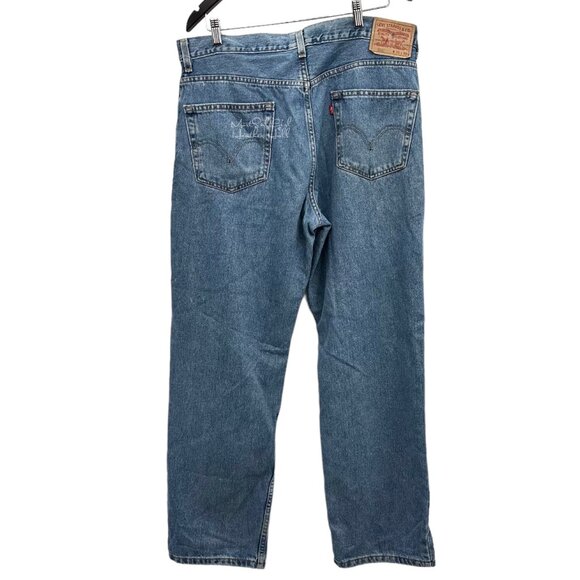 Levi's 550 Classic Style Relaxed Fit Jeans Size 35/30 - Picture 4 of 9
